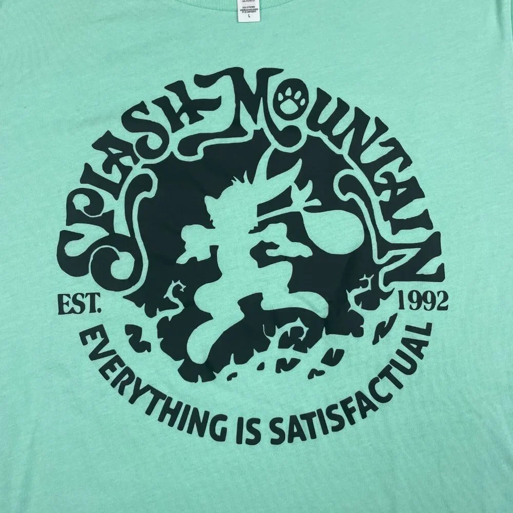 Vintage Disney Splash Mountain Tee Shirt Women's Large - Picture 2 of 8